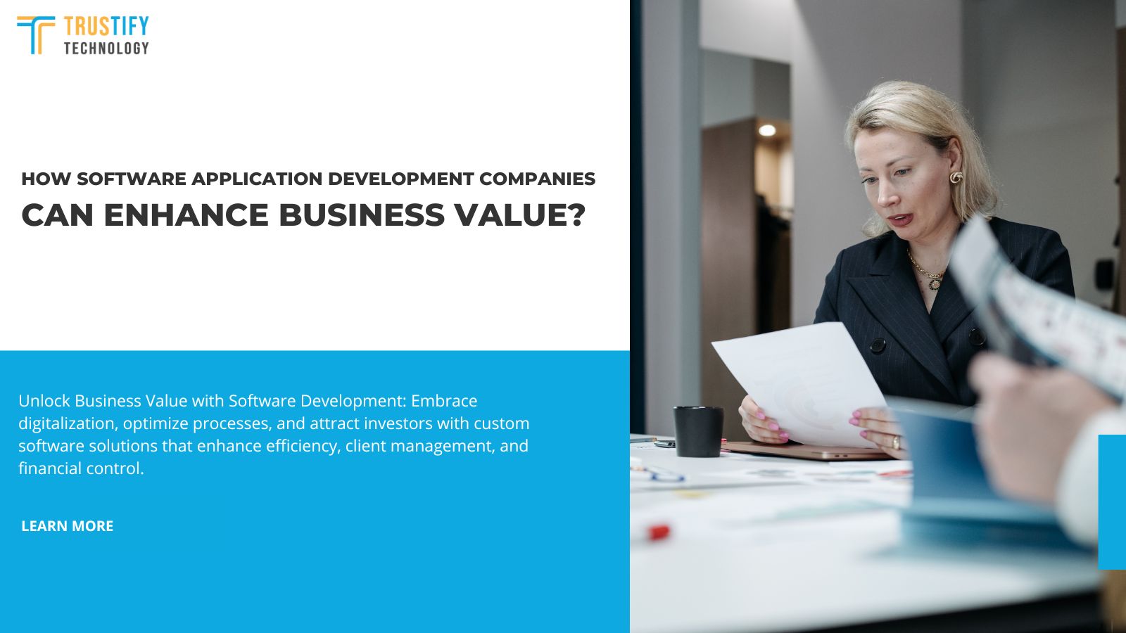 How can software development companies enhance business value?